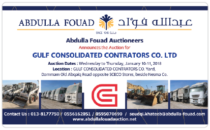Abdulla Fouad Auctioneers GCC Auction