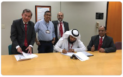 Contract Signing between TAQQAT and SEC