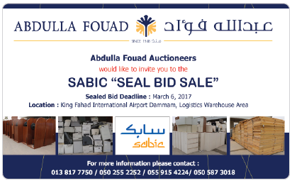 SABIC “Seal Bid Sale”