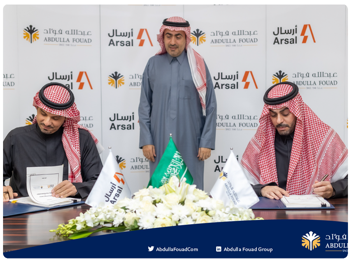 Abdulla Fouad Group and Arsal by AlMajdouie signed a three-year contract